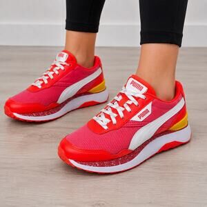 Puma Cruise Rider Brainfreeze Girls Grade School Sneakers Orange Coral Size 4